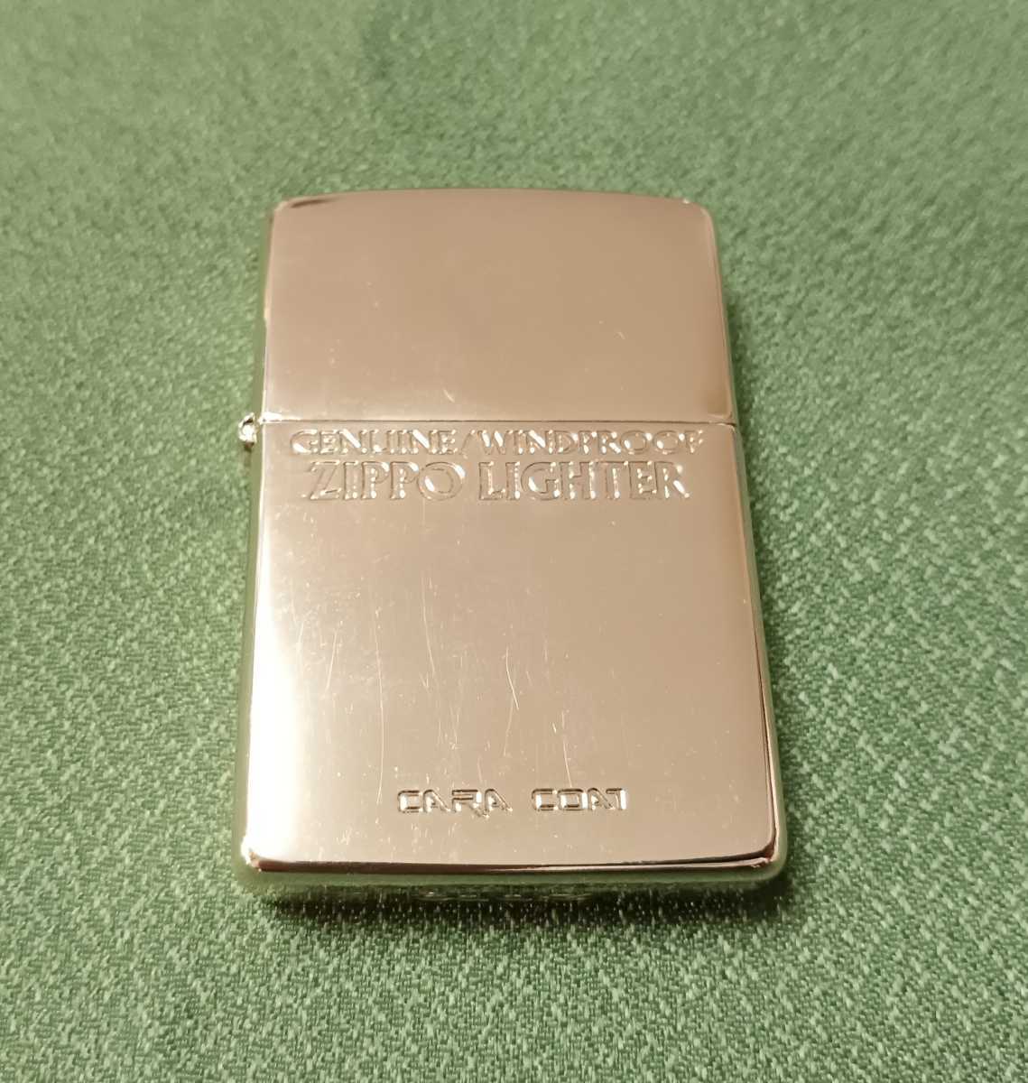 Zippo/ジッポー GENUINE WINDPROOF LIGHTER ウィンドプルーフ CARA COAT 1995年製_画像2