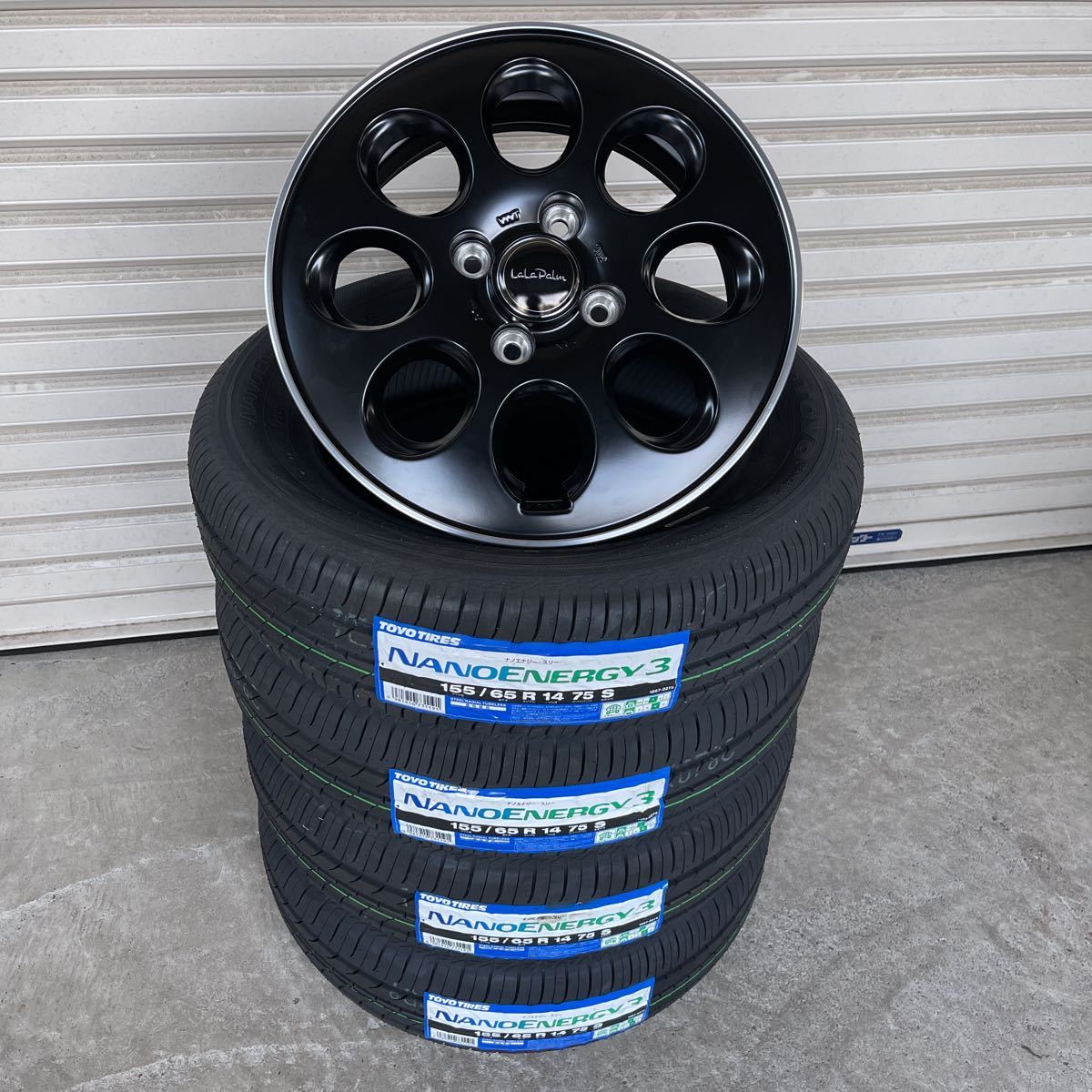 超人気高品質 ララパーム オーバル TOYOナノエナジー3 155 65R14 NBOX
