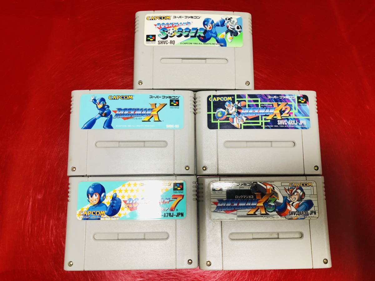 日本未発売 ロックマン X X2 3 7 ロックマンズサッカー 5本 セット 即決 同 日本未発売 ロックマン X X2 3 7 ロックマンズサッカー 5本 セット 即決 同