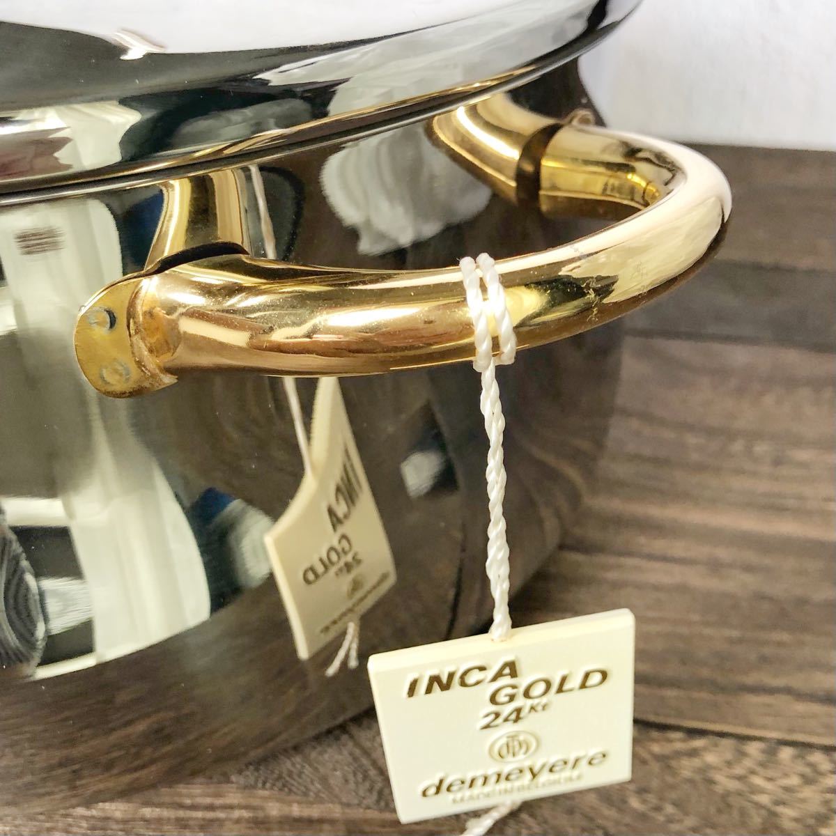 demeyere デメイエレ INCA GOLD 24kt 両手鍋|Yahoo!フリマ(旧 demeyere デメイエレ INCA GOLD 24kt 両手鍋|Yahoo!フリマ(旧