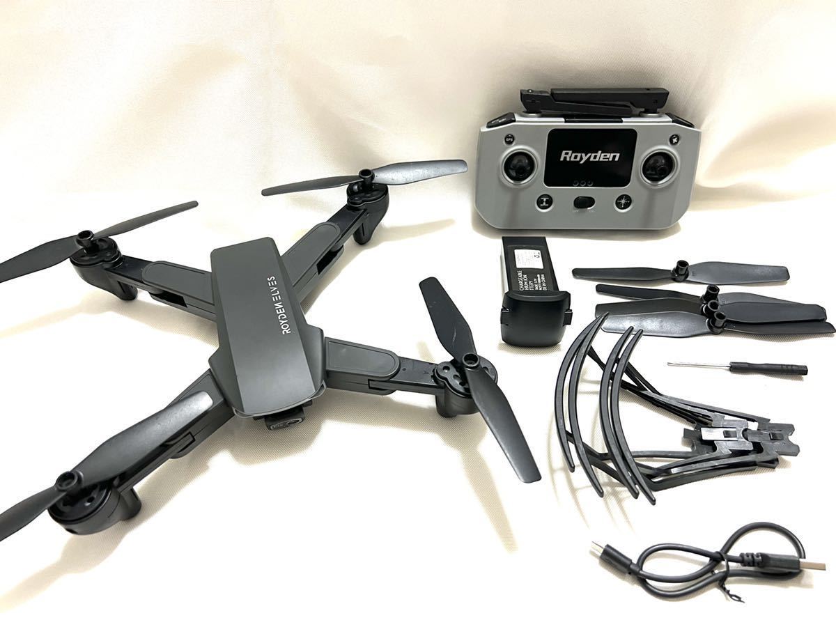 ★HR H10 4K電動カメラ EIS補正 WIFI FPV 保護ガード OFP測位+GPS搭載 LED照明補正 追尾自主帰還 ドローン 折り畳み 初心者向け 製造番号付_画像2