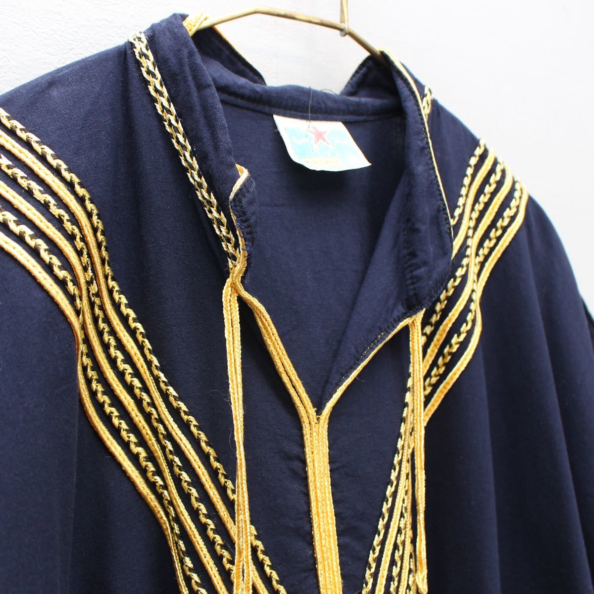 EU VINTAGE EMBROIDERY DESIGN ASIAN DRESS ONE PIECE/ヨーロッパ古着刺繍デザインアジアンドレスワンピース_画像6