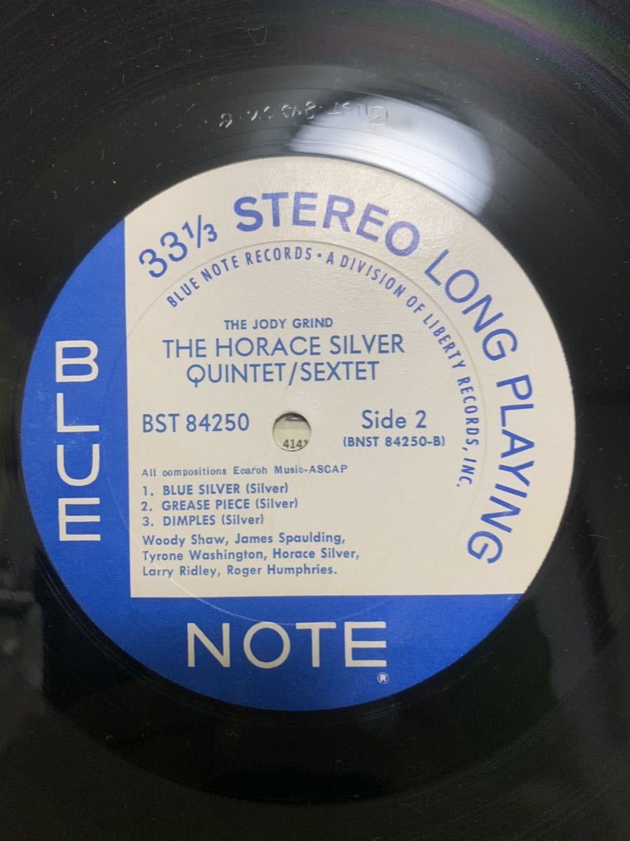 Horace Silver Quintet The Jody Grind Blue Note Liberty BST 84250 青白 US_画像6