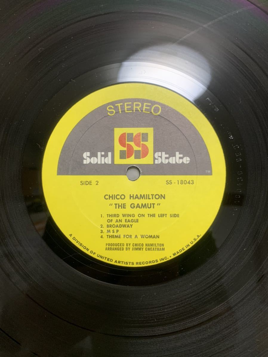 Chico Hamilton The Gamut Solid State SS-18043 US_画像6