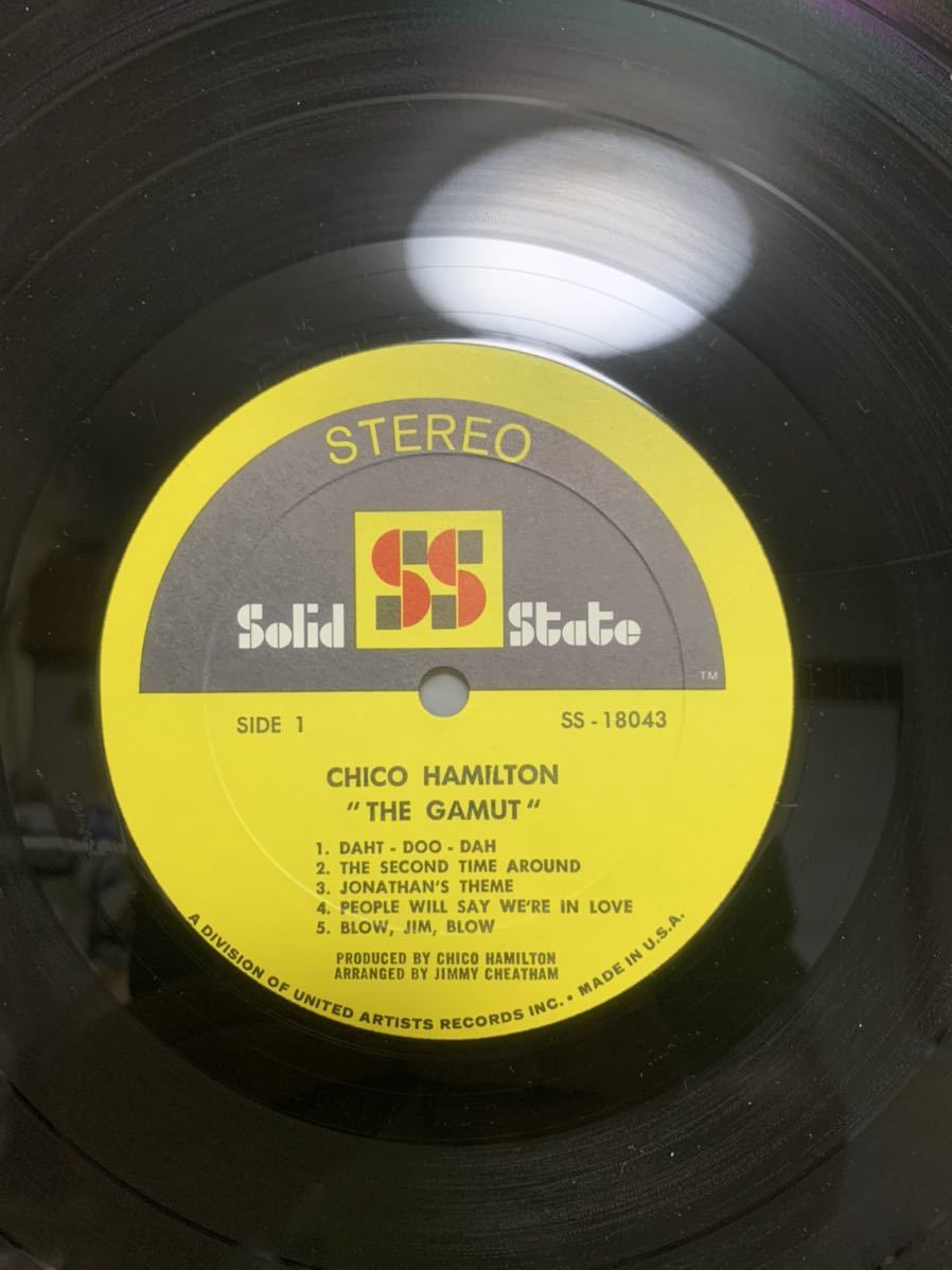 Chico Hamilton The Gamut Solid State SS-18043 US_画像4