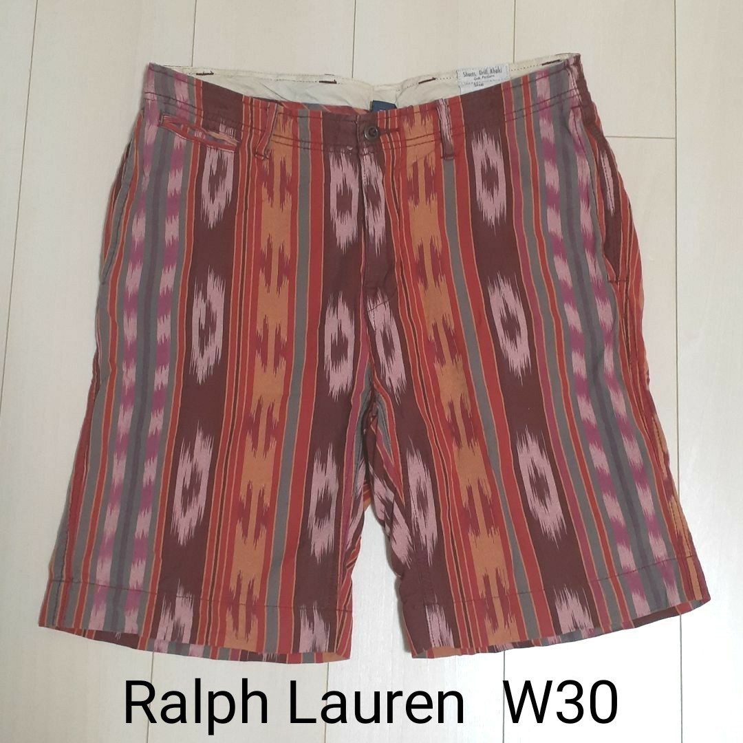 Polo Ralph Lauren ネイティブ ショートパンツ 30インチ ジャガード RRL