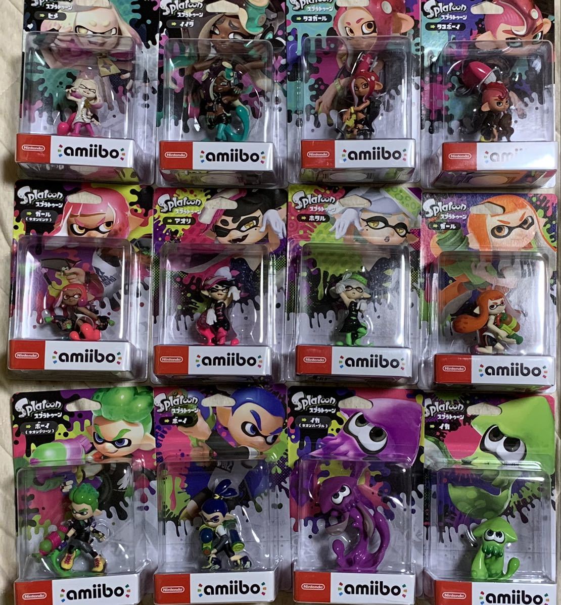 おまけ付】 スプラトゥーン amiibo アオリ 新品 ヒメ タコ ガール