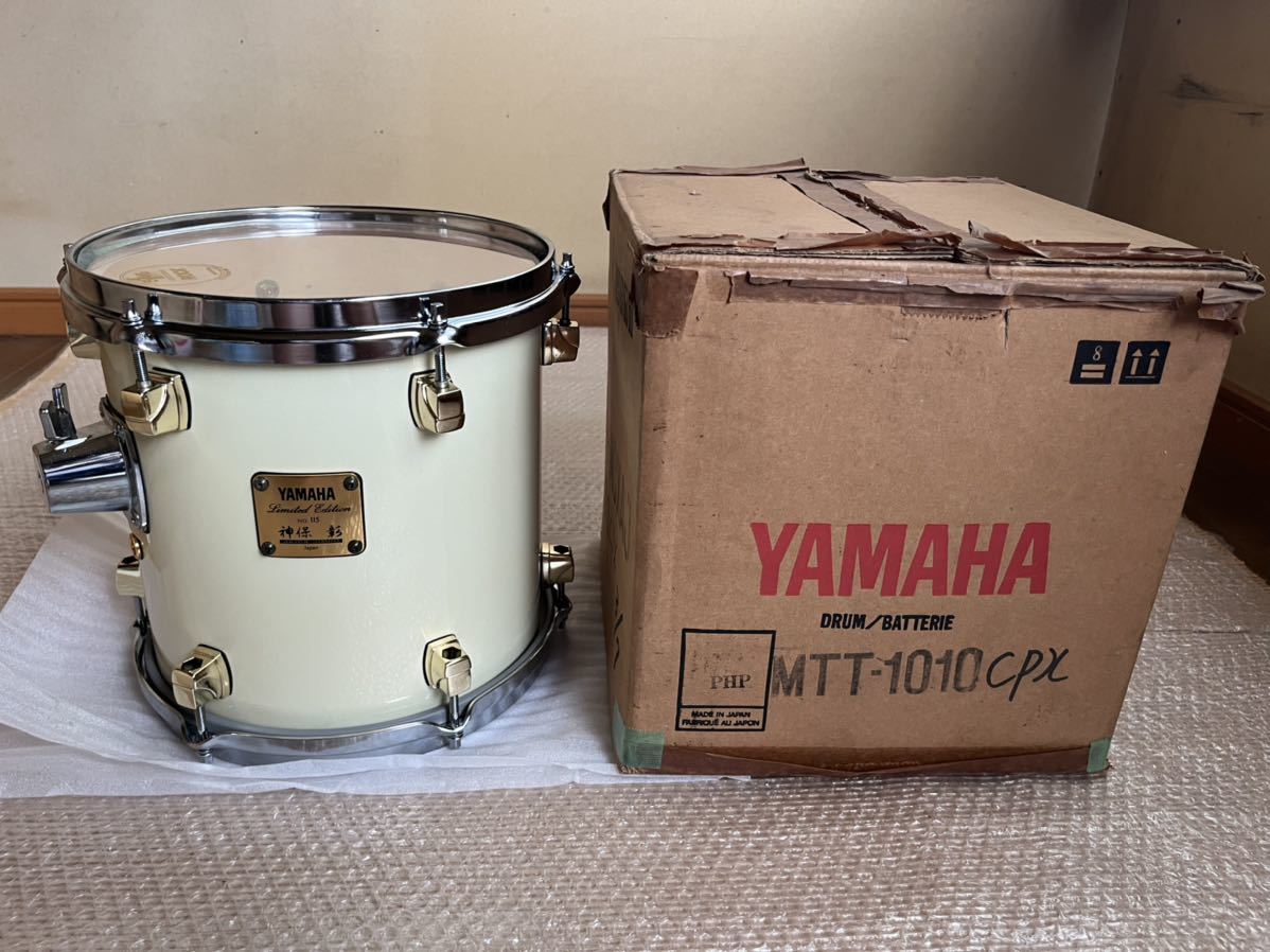 未使用】神保彰 YAMAHA Maple Custom 10インチタム ヤマハ メイプル