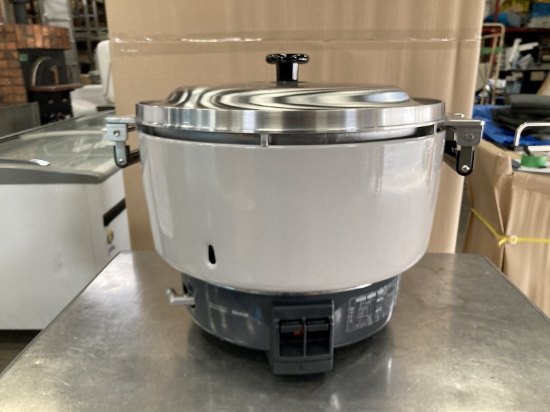 M-642 2022年製 業務用 リンナイ ガス炊飯器 RR-550C 5,5升 都市ガス幅