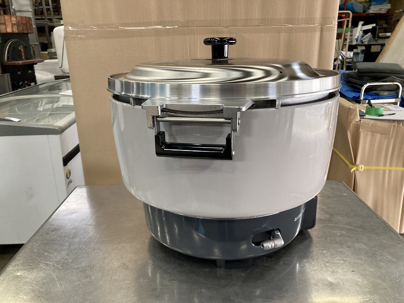 M-642 2022年製 業務用 リンナイ ガス炊飯器 RR-550C 5,5升 都市ガス幅