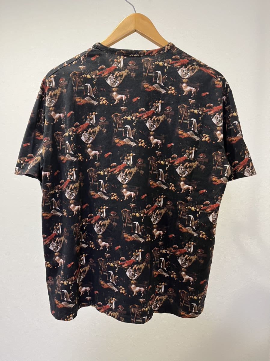 美品 LAD MUSICIAN 西洋絵画 インクジェットプリント ビッグTシャツ NO.2220-715 / ラッドミュージシャン INKJET BIRD DOG MONKEY BIG Tee_画像5