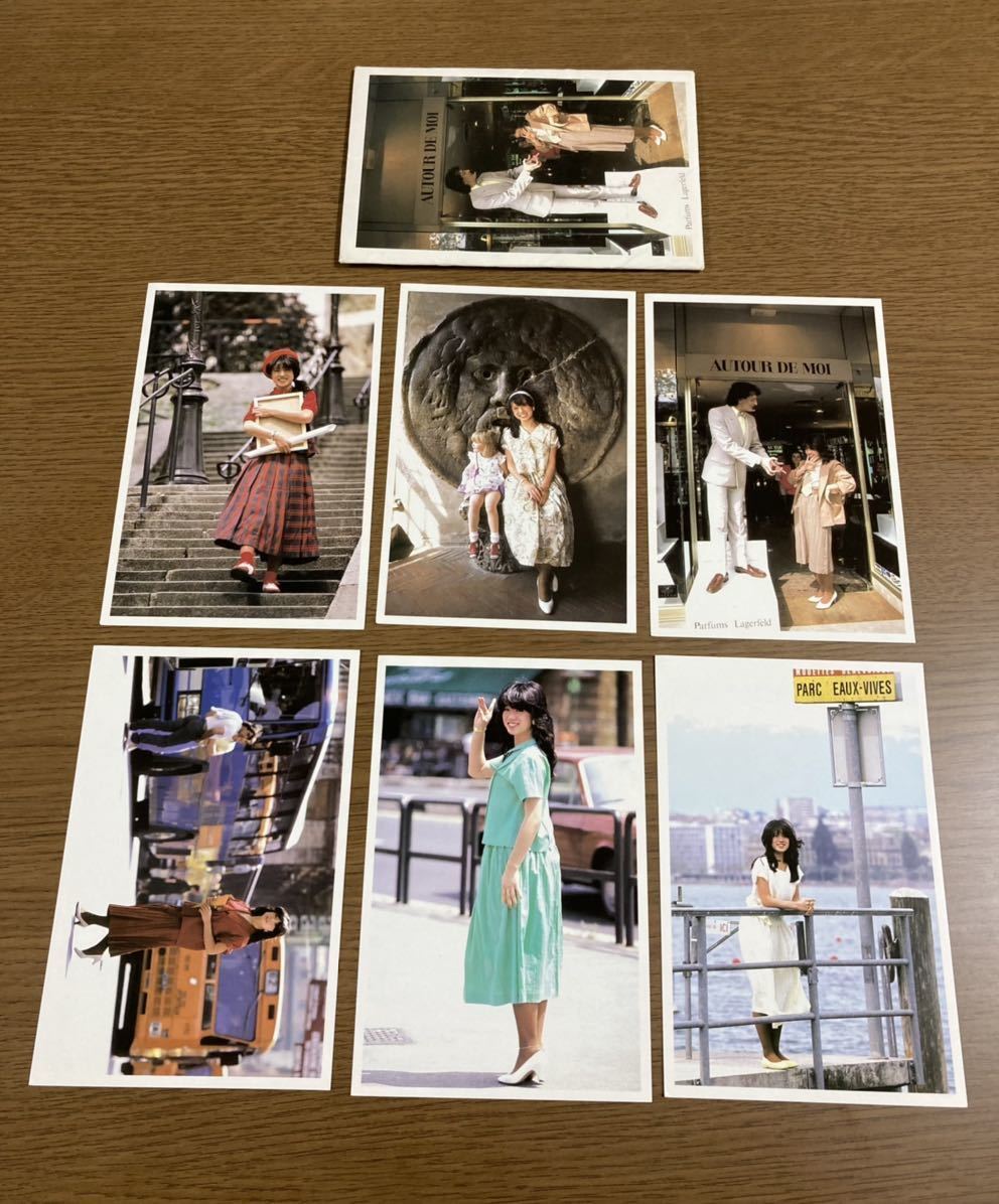  beautiful goods Nakamori Akina fan Club MILKY HOUSE vol.7 vol.8 mail order catalog postcard present . thing Showa Retro rare retro Showa era Mill key house 