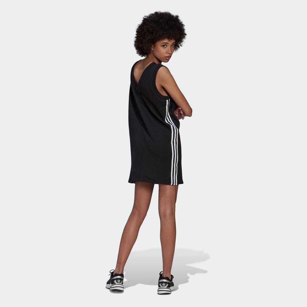 アディダスオリジナルス アディカラー クラシックス ベストワンピース レディース ストリートファッション ドレス WOMEN HM2134 BLACK XL_画像3