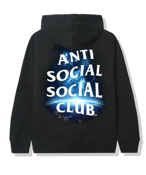 アンチソーシャルソーシャルクラブ フーディ パーカー ストリートファッション メンズ MENS JAPAN EXCLUSIVE THE END BLACK HOODIE L