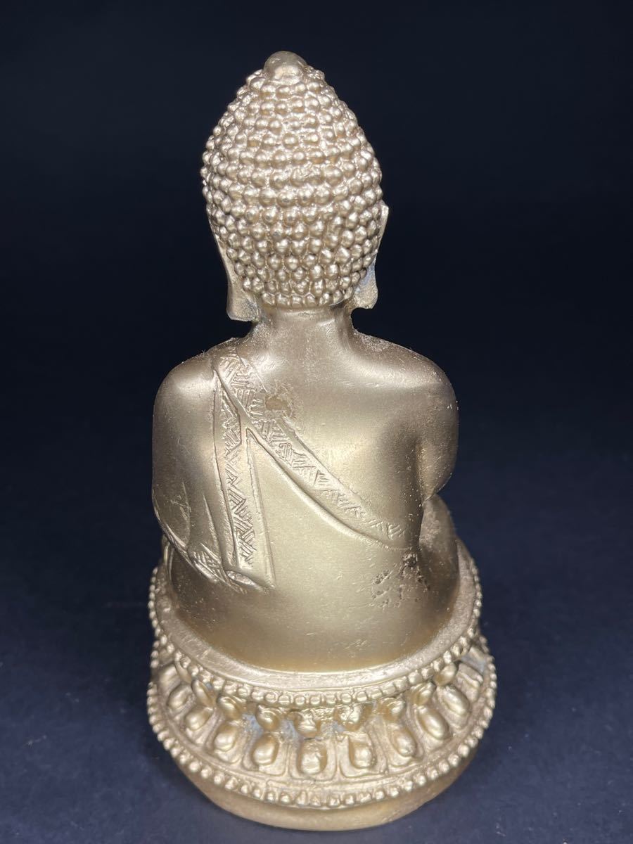 仏像 仏教美術品 銅製 塗金釋迦如來像  供養美品 古美術品 サイズ：高さ19cm cm 幅さ10cm 