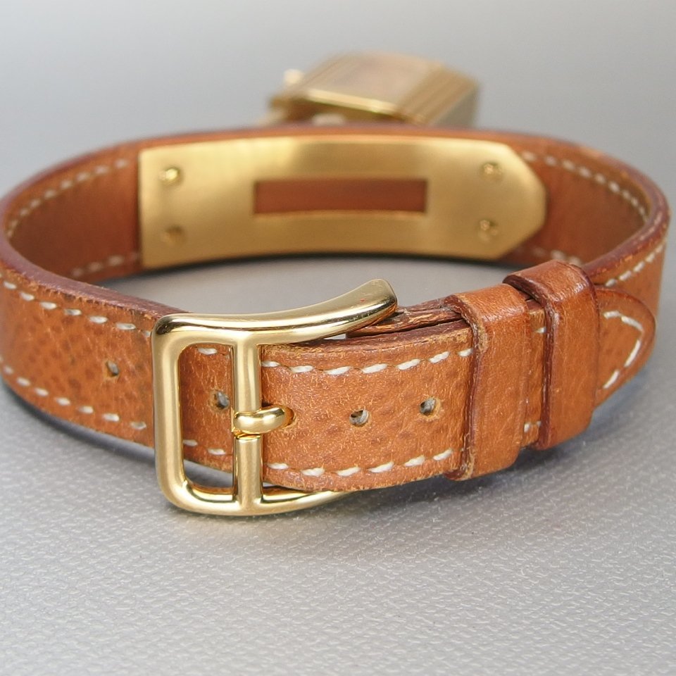 モデル 電池交換済 Hermes エルメス Kelly ケリーウォッチ キャメル系 ...