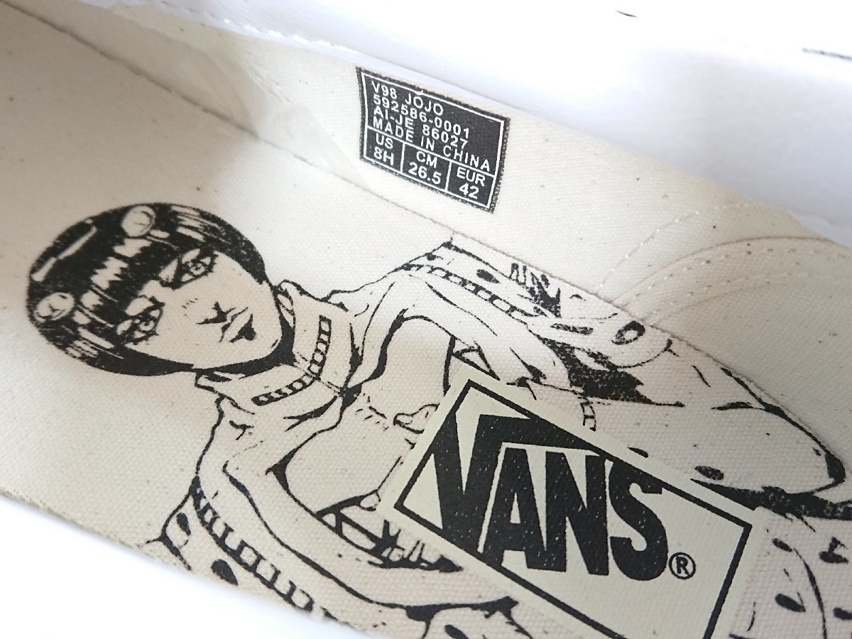 VANS JOJO バンズ ジョジョの奇妙な冒険 黄金の風 コラボ スリッポン