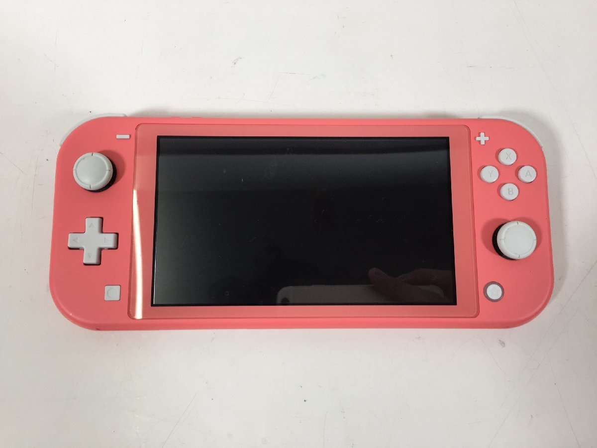 任天堂 Nintendo Switch Lite ニンテンドースイッチライト HDH-S-PAZAA コーラル 本体 ACアダプター 他 ジャンク_画像2