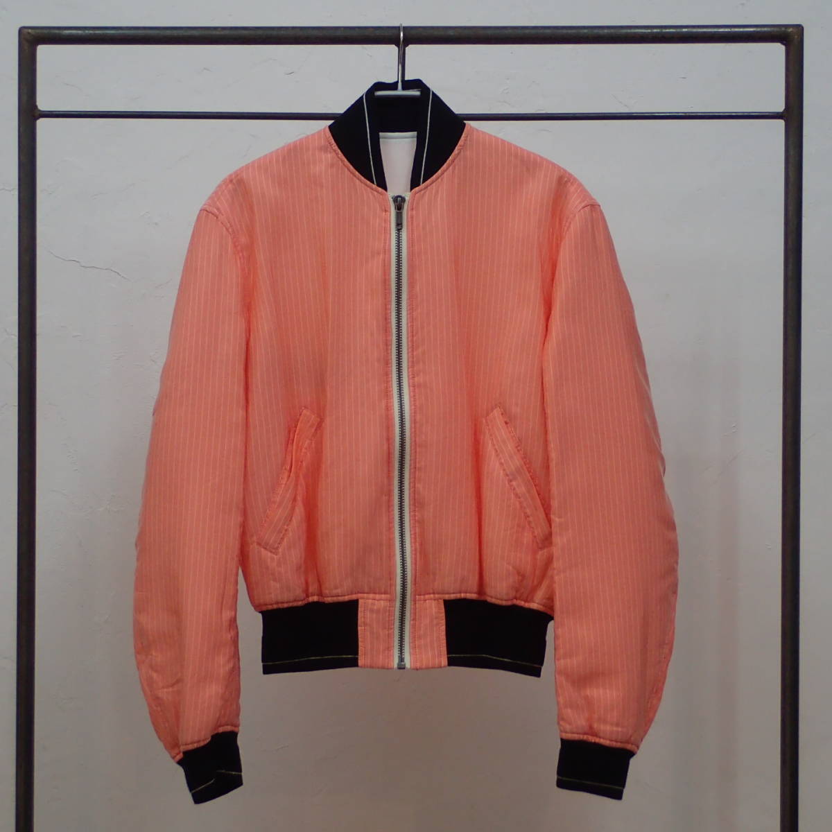 □ Haider Ackermann □ ハイダーアッカーマン ストライプ ボンバー