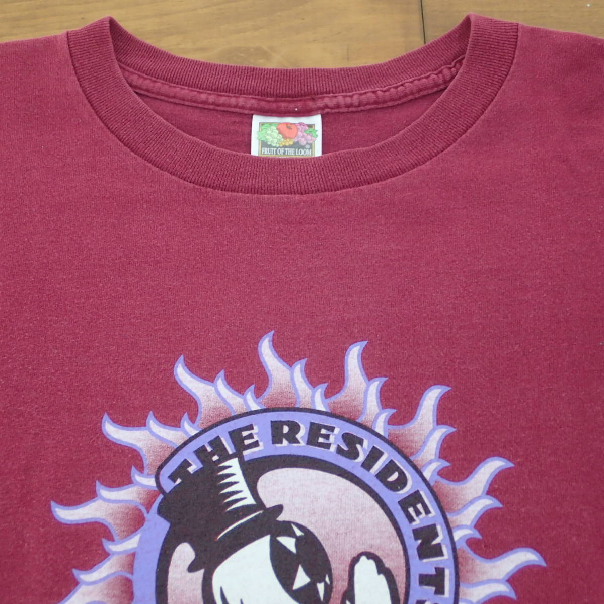 ■ 90s The Residents Vintage T-shirt ■ レジデンツ ヴィンテージ Tシャツ 紫 当時物 本物 バンドT ロックT ralphrecords industrial_画像5