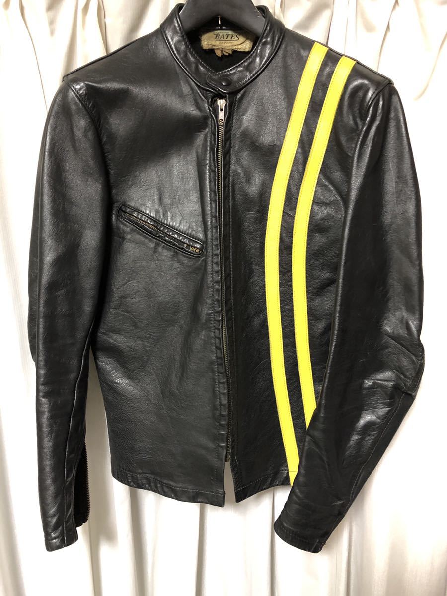 安い購入 ビンテージ BATES ベイツ 本革 レザージャケット Lサイズ 新型スマホOPPO ベイツ BATES 革ジャン レザージャケット レザージャケット
