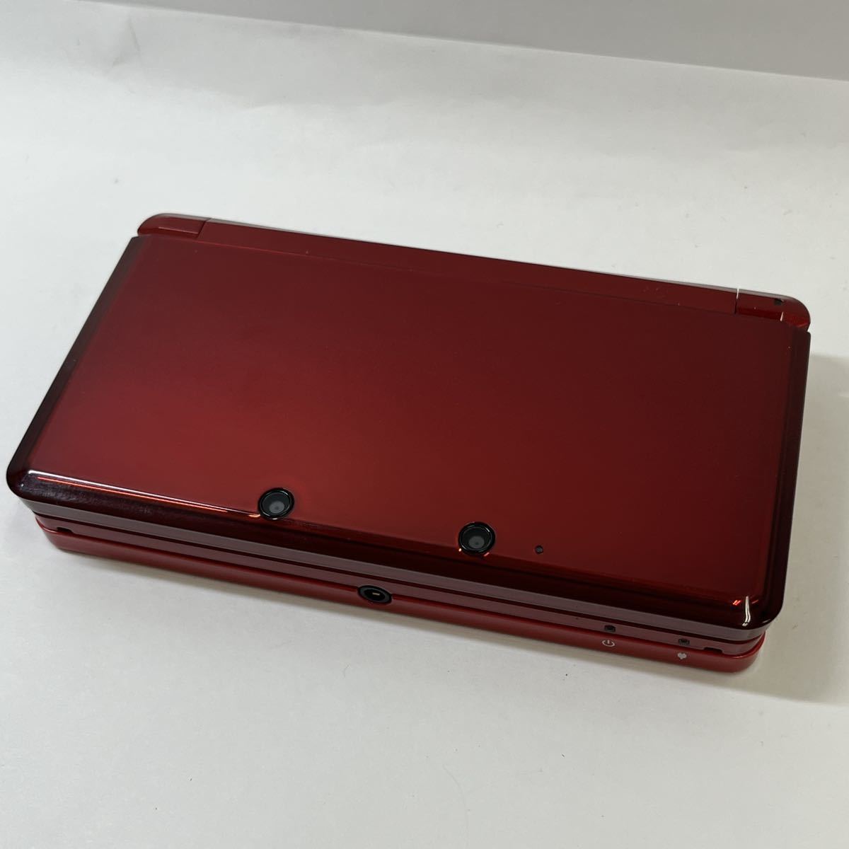 【お買い得】☆Nintendo 3DS フレアレッド 充電器 スタンド 付属☆ ニンテンドー3DS／任天堂／CTR-001／ゲーム／オススメ／DA6_画像2