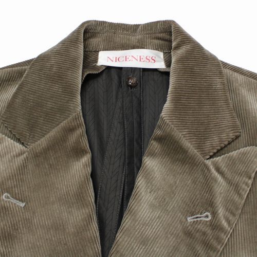 NICENESS ナイスネス 22AW JACKSON / INDIAコットンコーデュロイダブル