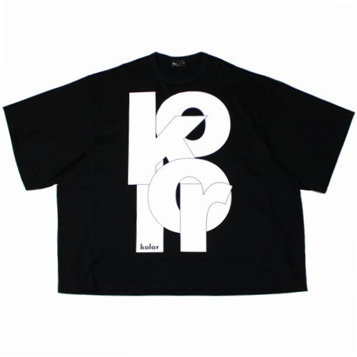 kolor カラー 22AW Tops Tシャツ 2 ブラック | ospsteel.com