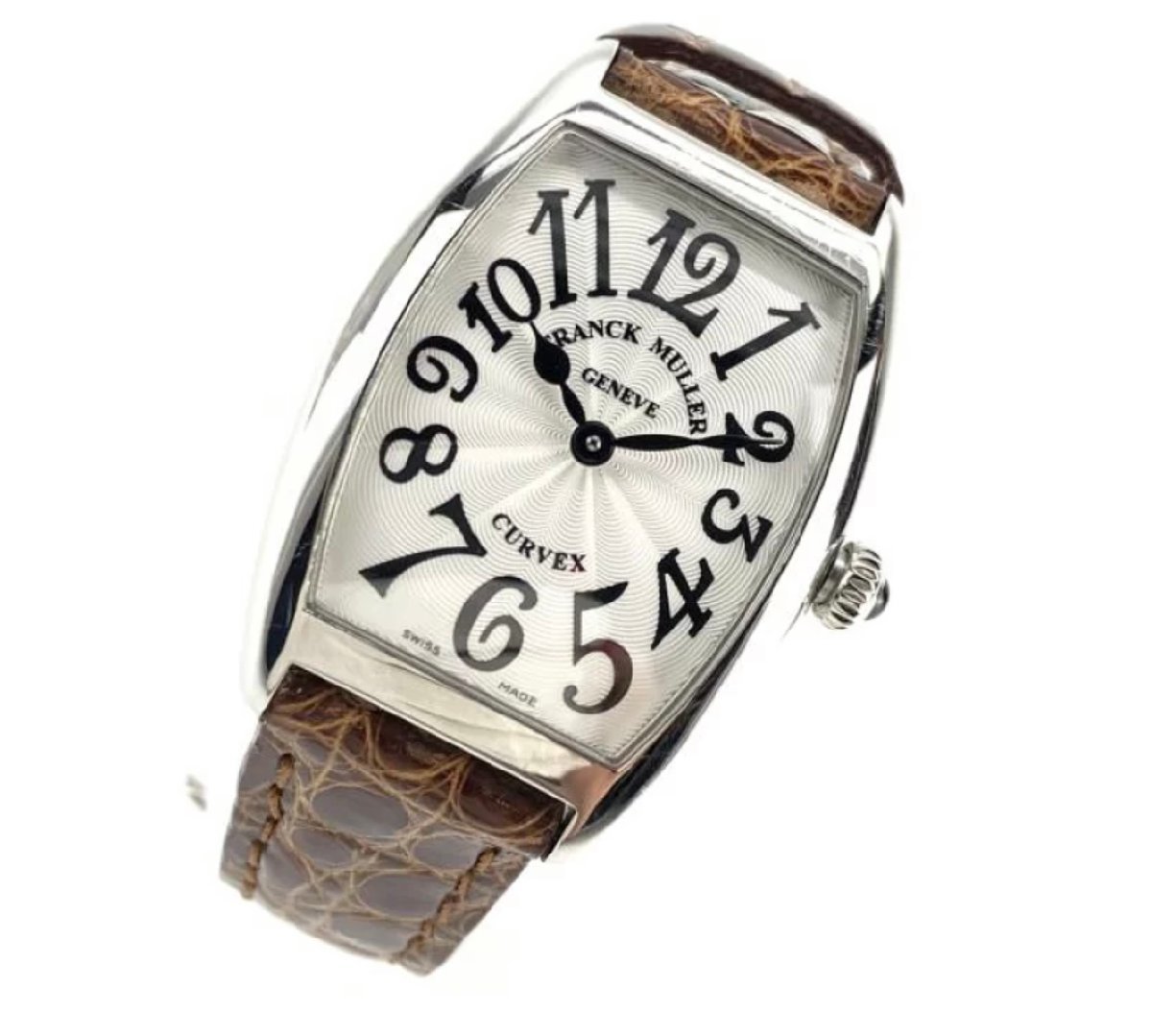 FRANCK MULLER フランクミュラー トノーカーベックス 腕時計 1752BQZ クオーツ シルバー文字盤 アラビア 2針 レディース 管理RY22003112
