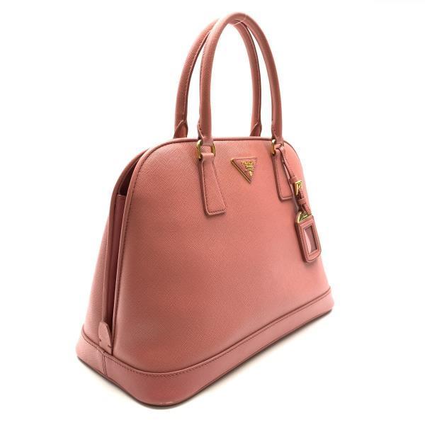 PRADA プラダ サフィアーノ 2WAY ハンド ショルダーバッグ ピンク 桃色 マグネット開閉 ストラップ レディース かばん 管理RY21003889_画像2