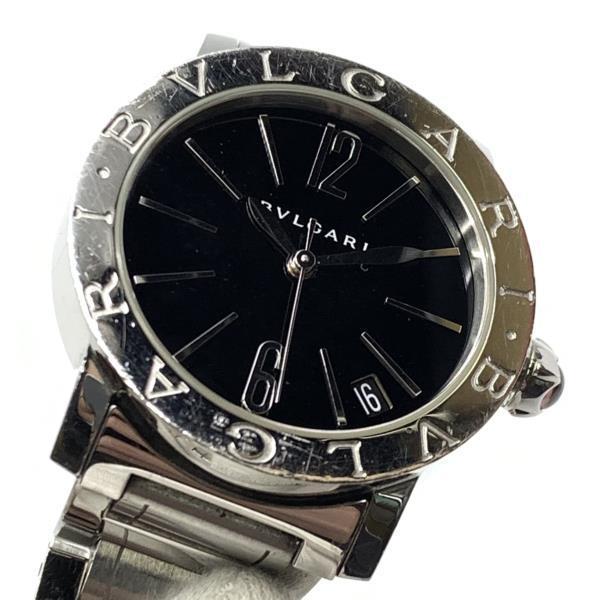 BVLGARI ブルガリ BBL33BSD ブルガリブルガリ 腕時計 黒文字盤 自動巻き 3針 カレンダー 日付表示 32mm アラビア メンズ 管理RY22000315_画像9
