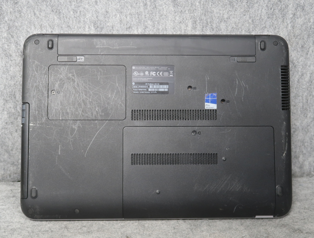 HP ProBook 450 G3 Core i5-型番不明 DVDスーパーマルチ ノート ジャンク N51503_画像5