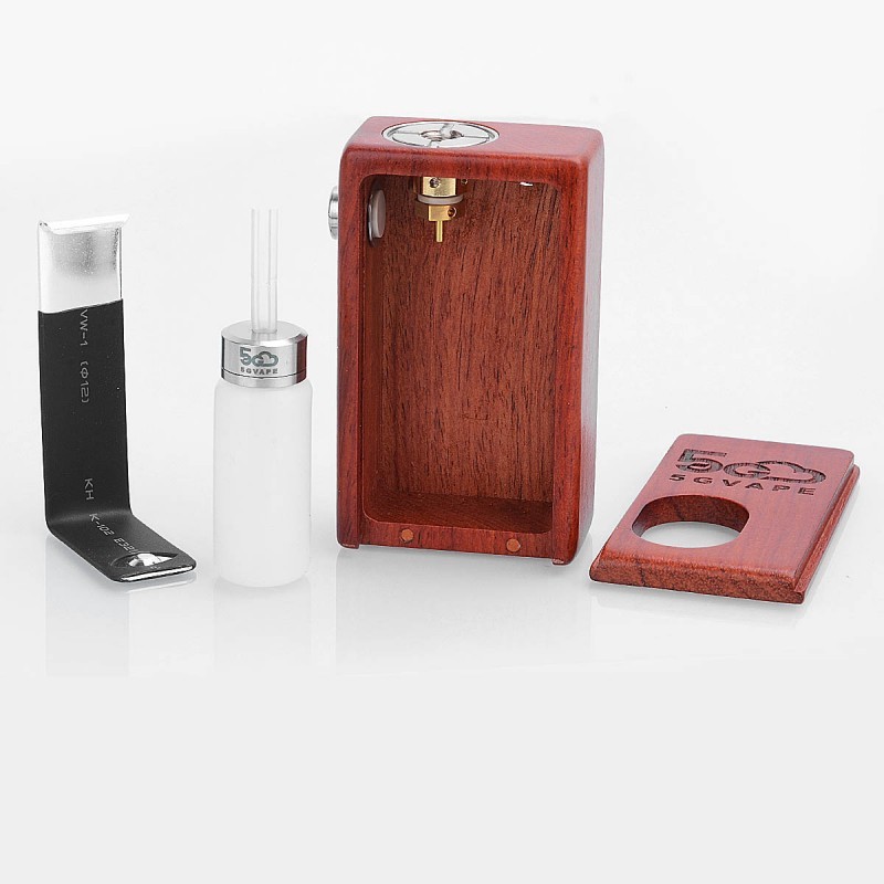 VAPE　5GVape Supercar Squonk Mechanical Box Mod　RED　新品 BOX _画像5