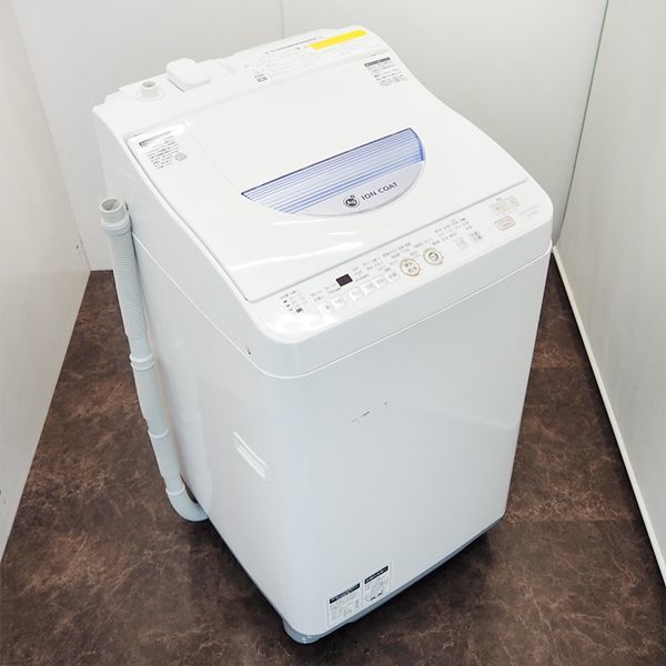3000円 人気海外一番 SHARP ES-TG55L-A 洗濯機