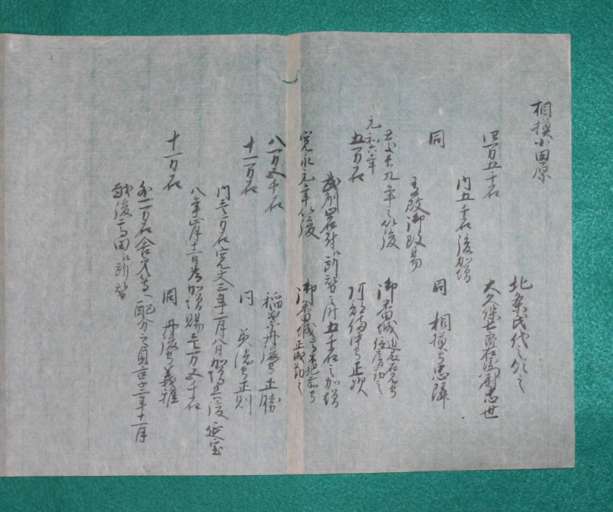 絵図 (城郭図)神奈川県 相模國 小田原城 江戸時代 歴史資料 絵図 (城郭図)神奈川県 相模國 小田原城 江戸時代 歴史資料
