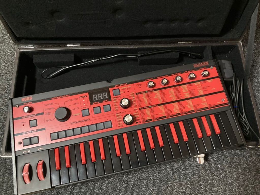 Microkorg マイクロコルグ 赤黒限定カラー 専用ハードケース付き | www