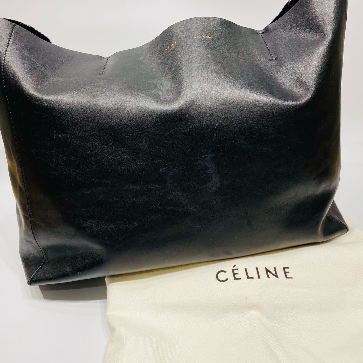 ヤフオク! - 【322】CELINE セリーヌ ホリゾンタルカバ レザ