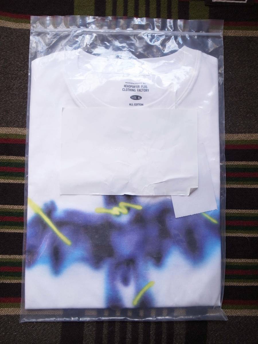 新品 HEAD PORTER PLUS × Ry-Ok-bo グラフィックアートTシャツ 白 XL オオクボリョウ 藤原ヒロシ RAMIDUS