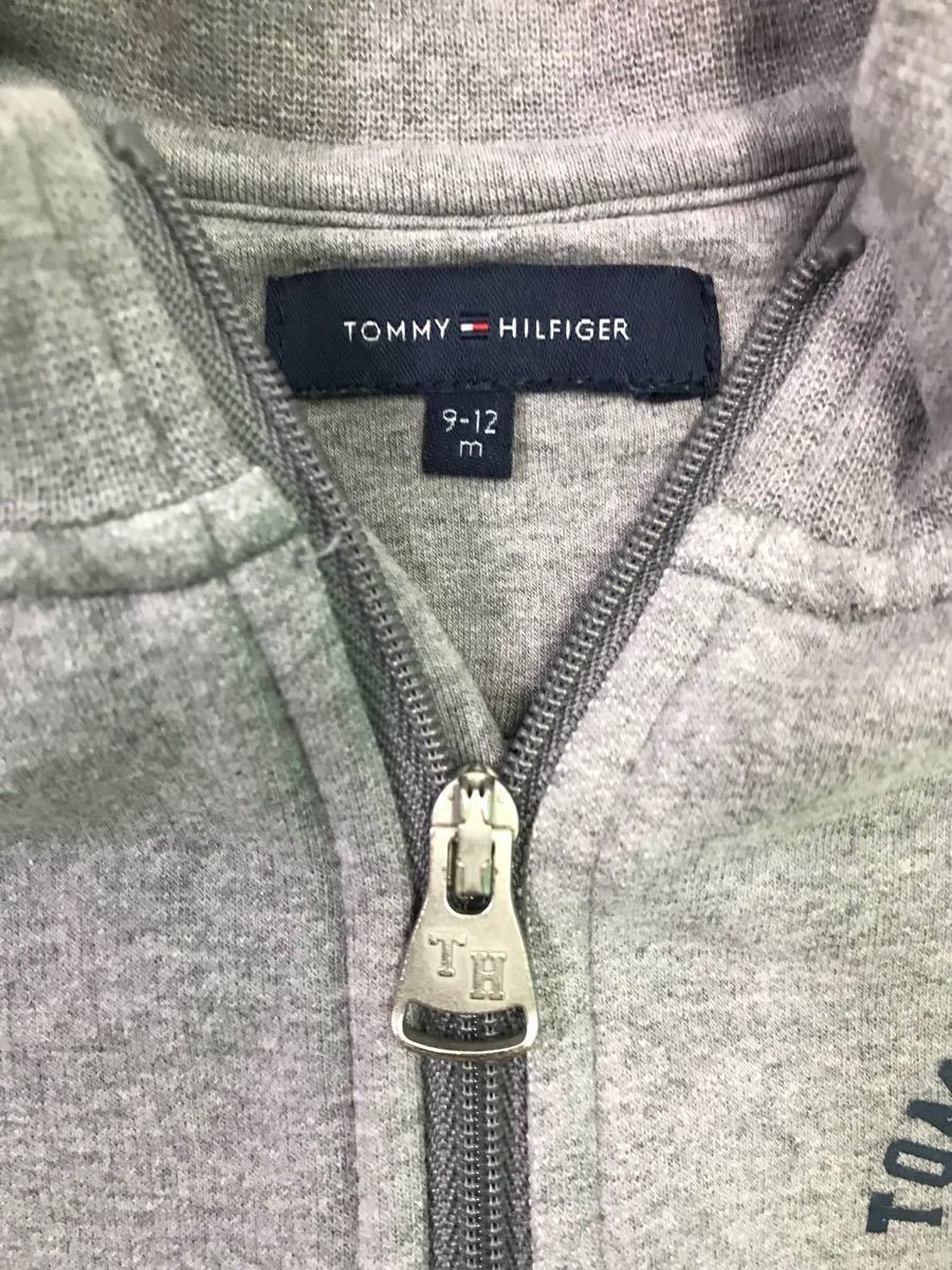 【期間限定値下1,500→1,100円】TOMMYHILFIGER ジップアップトレーナー　9-12month（70〜80サイズ）