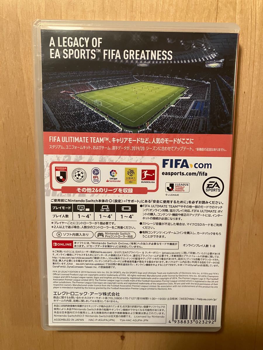 【Switch】 FIFA 20 Legacy Edition [通常版]