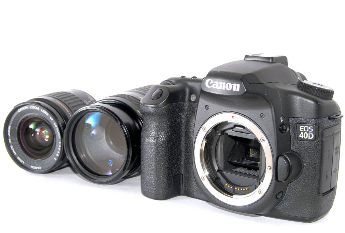 Canon EOS 40D デジタル一眼レフカメラ ズームレンズセット キャノン-