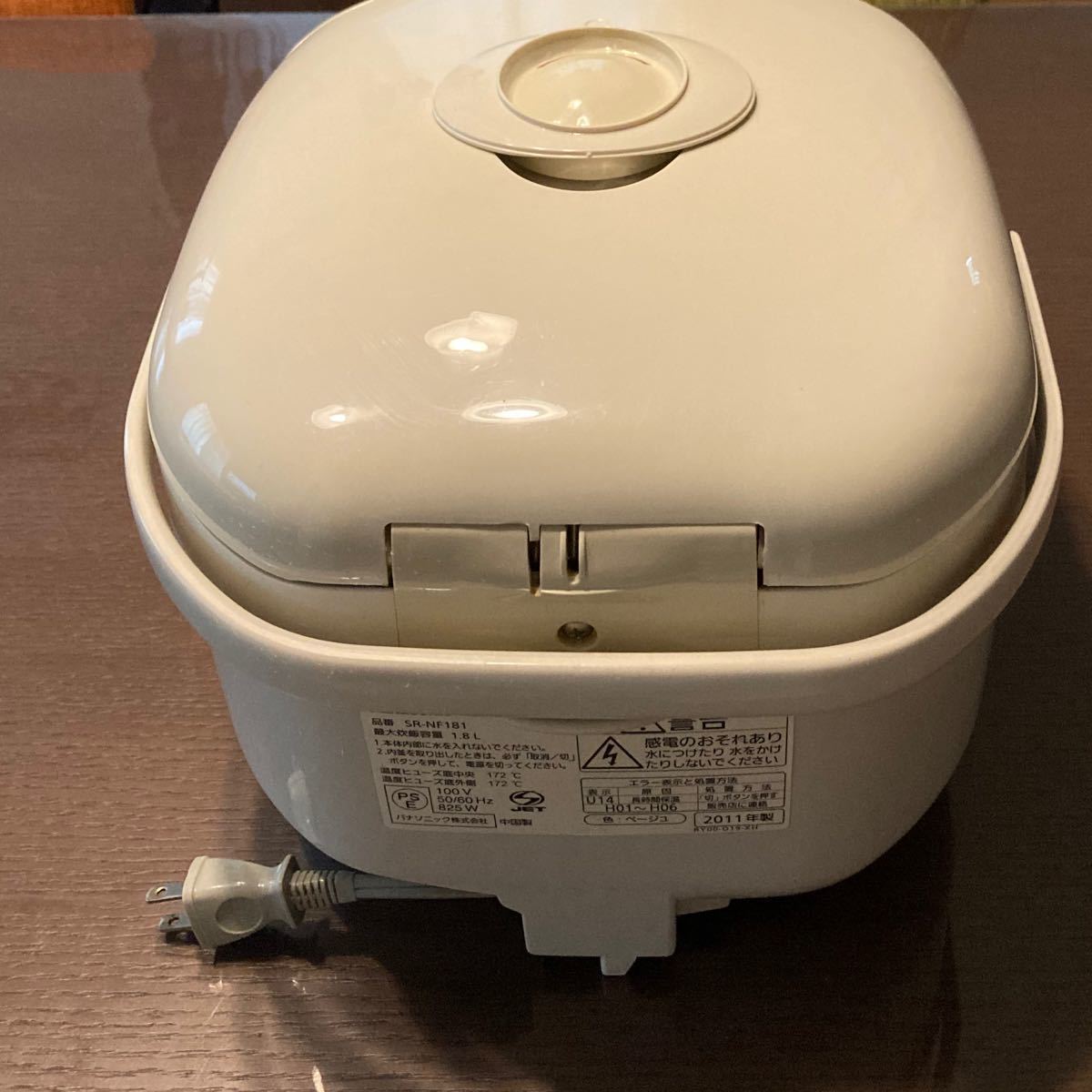 Panasonic  電子ジャー炊飯器 SR-NF181 一升炊