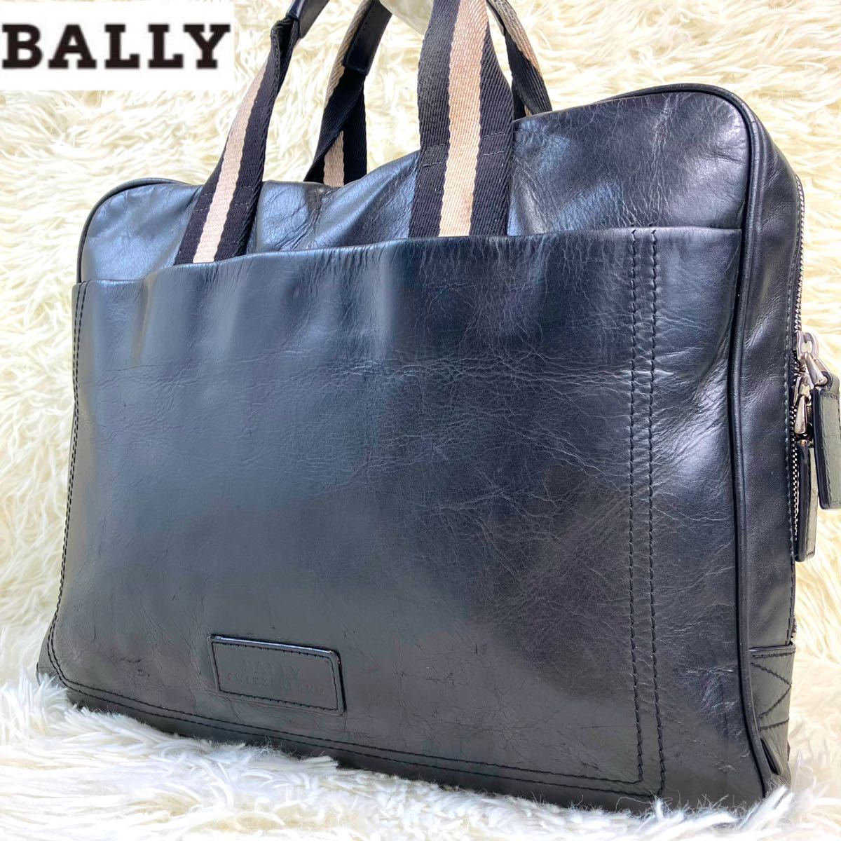 1円〜【極美品】BALLY バリー メンズ ビジネスバッグ ブリーフケース