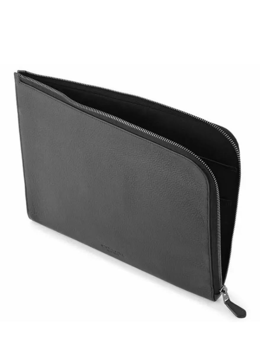 COACH クラッチバッグ レザー Lジップ C3143 QB/BK ブラック | beia.com.do