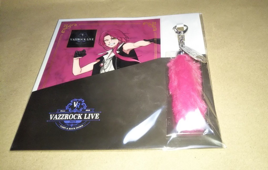 ツキプロ VAZZROCK LIVE 2022 名積ルカ しっぽキーホルダー ブロマイド ROCK DOWN バズロ バズライ ロクダン キーホルダー ルカ しっぽ_画像1