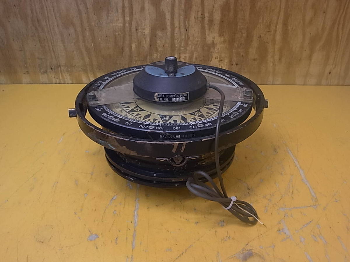 □U/907☆佐浦計器 SAURA☆船舶用コンパス 羅針盤☆型番不明☆動作不明