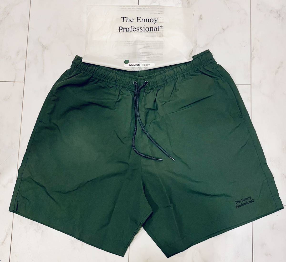 【2021 ennoy Nylon Shorts BLACK M エンノイ ナイロン asakusa.sub.jp