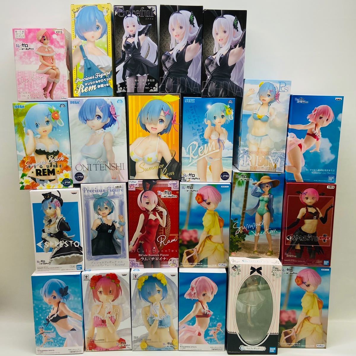 未開封】リゼロ プライズ フィギュア まとめ 23体 セット 大量 / Re