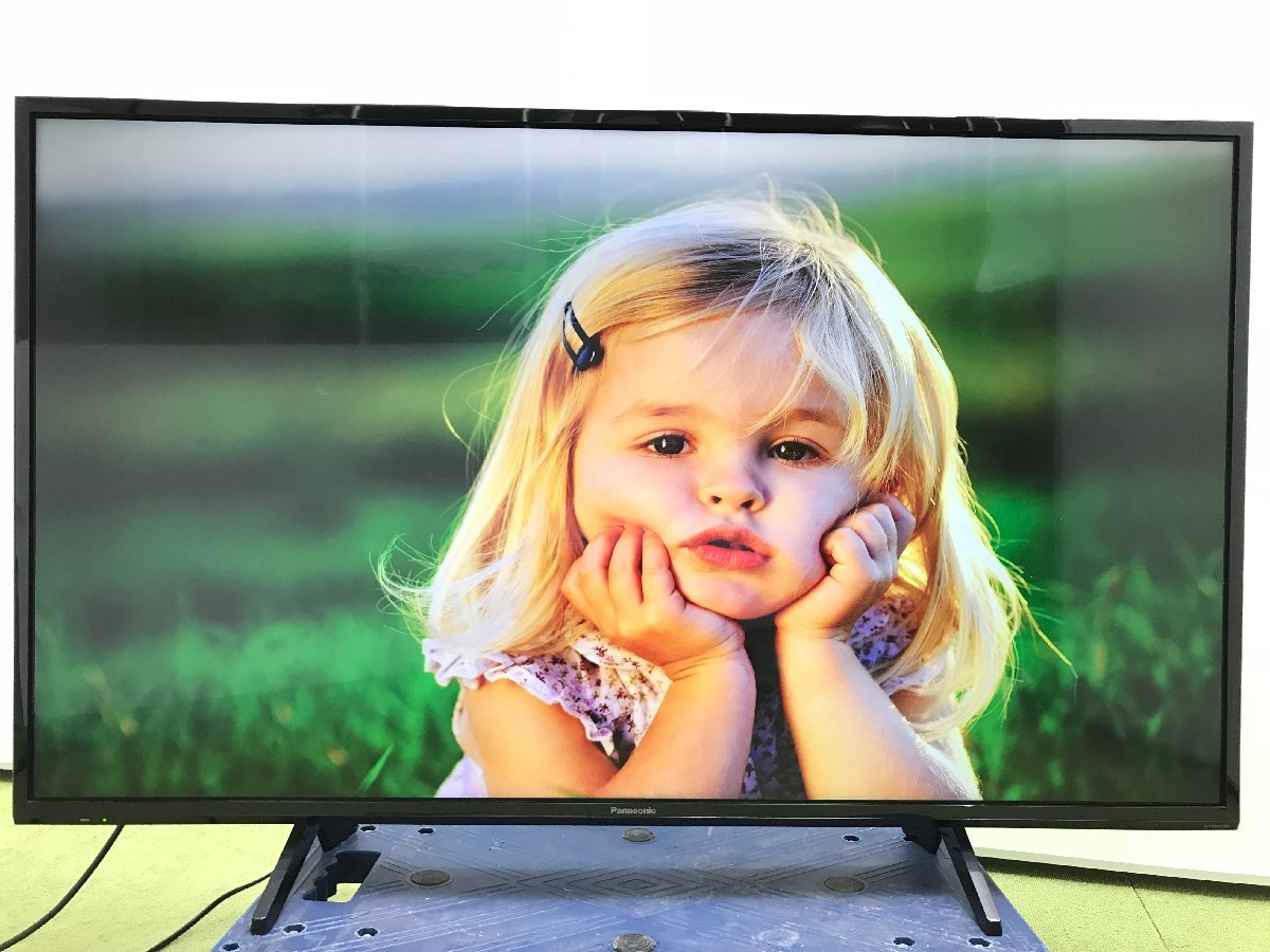 Panasonic　パナソニック　VIERA　4K液晶テレビ　TH-43GX750　43型　IPSパネル　外付けHDD対応　自動録画機能　2019年製　YD07204S_画像1