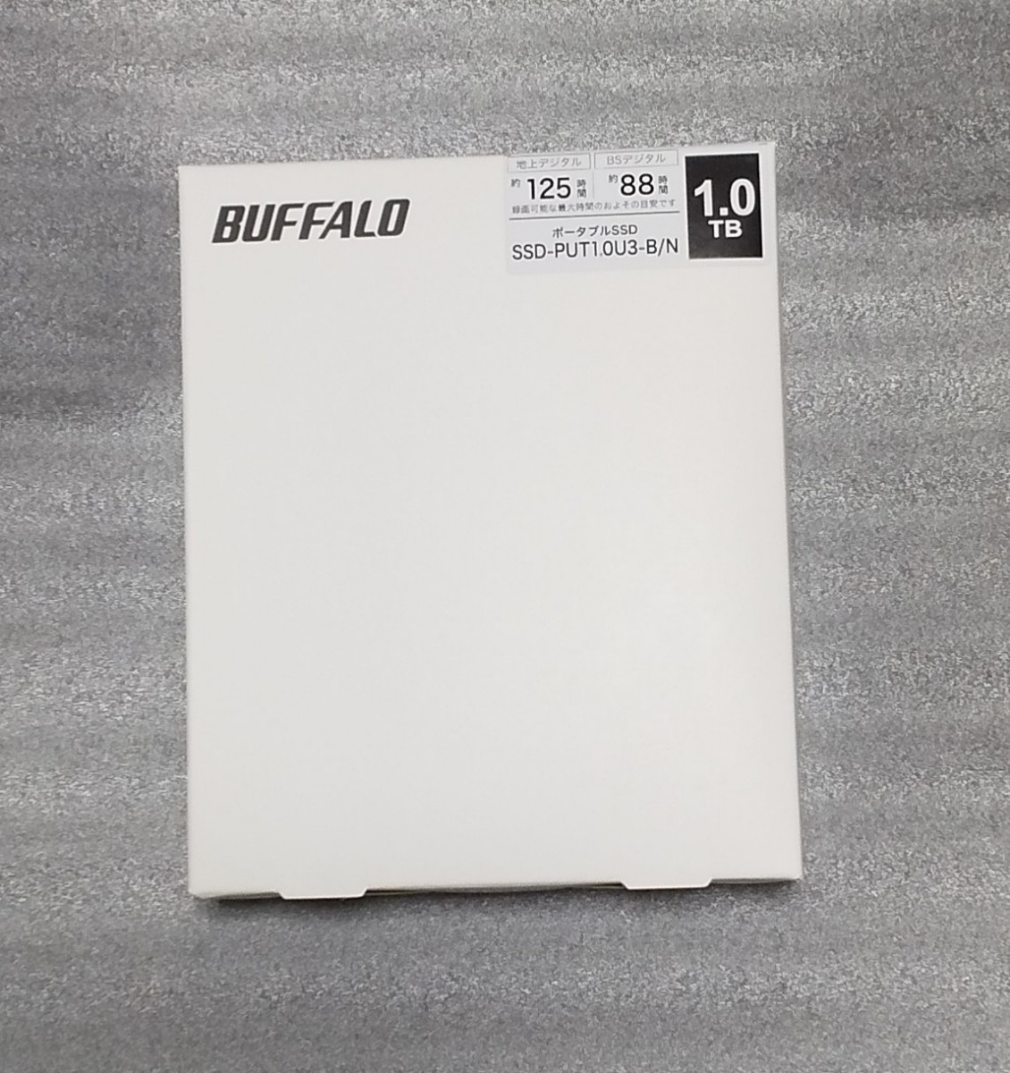 バッファロー  BUFFALO USB 3.2 ポータブルSSD 1TB SSD-PUT1.0U3-B/ N  